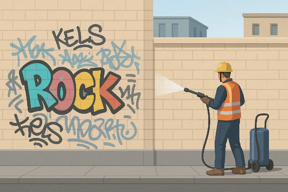 Pourquoi les collectivités choisissent l’hydrogommage pour lutter contre les graffitis ?