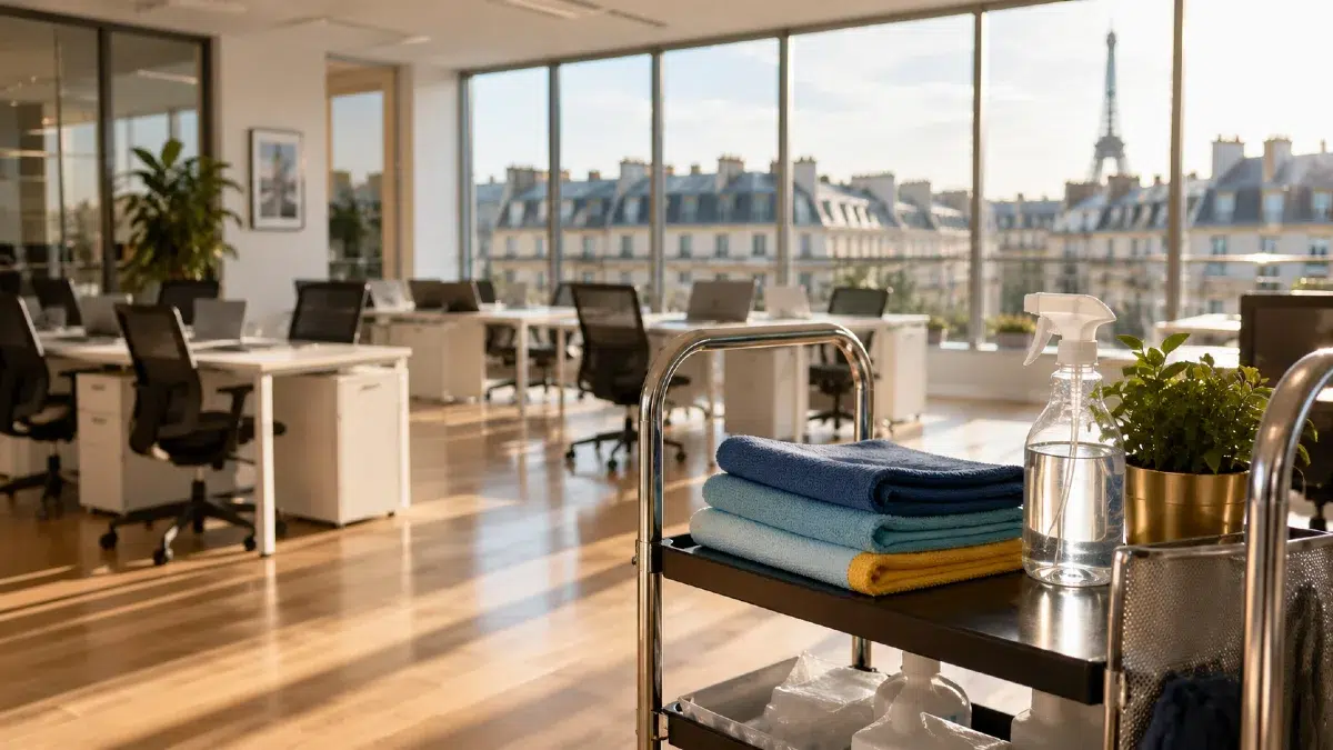 Partenariat de confiance entre Nova Hélios et une PME parisienne pour le nettoyage de bureaux